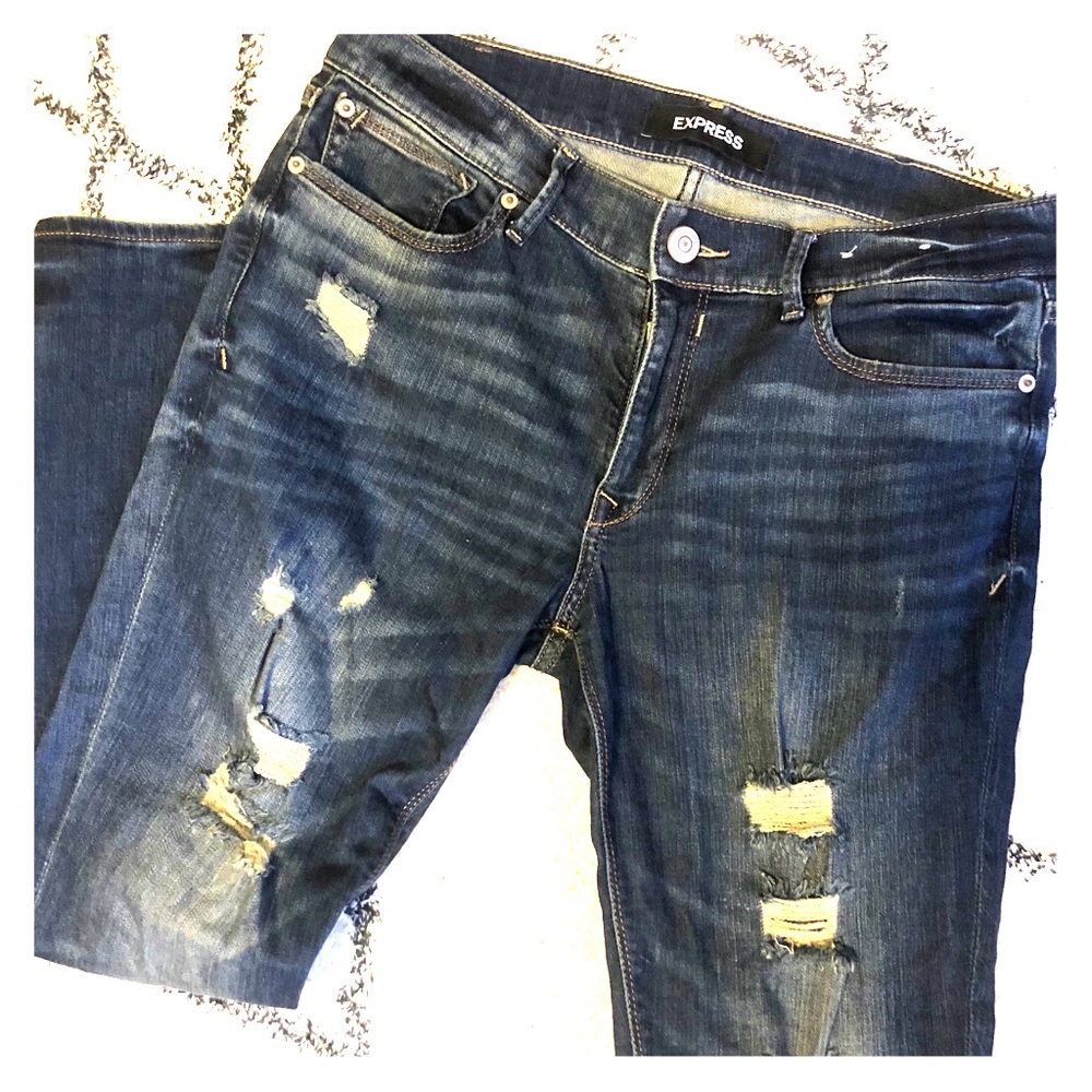 Express Jean / Jeggings (Distressed)